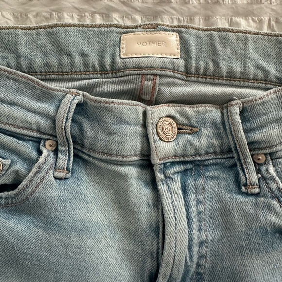 MOTHER The Insider Crop Step Fray Fresh Catch Sz 26 - Picture 6 of 11